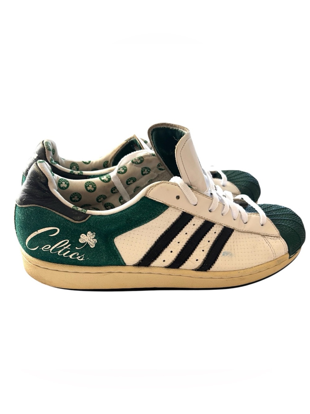 Addias Superstar Boston Celtics NBA Series 2007 Champs Sneakers SZ 12 US 014118